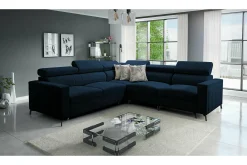 Galbally 4-sits Hörnbäddsoffa Dark blue