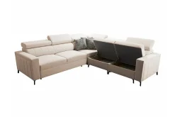 Galbally 4-sits Hörnbäddsoffa Dark blue