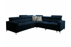 Galbally 4-sits Hörnbäddsoffa Dark blue
