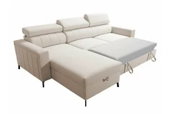 Galbally 3-sits Hörnbäddsoffa Dark grey