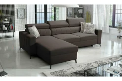 Galbally 3-sits Hörnbäddsoffa Dark grey