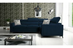 Galbally 3-sits Hörnbäddsoffa Dark blue