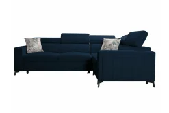 Galbally 3-sits Hörnbäddsoffa Dark blue