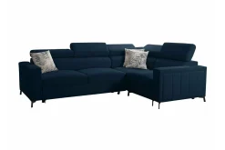 Galbally 3-sits Hörnbäddsoffa Dark blue