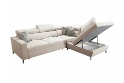Galbally 3-sits Hörnbäddsoffa Dark blue