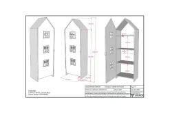 Garderob Casami Brygge Vit
