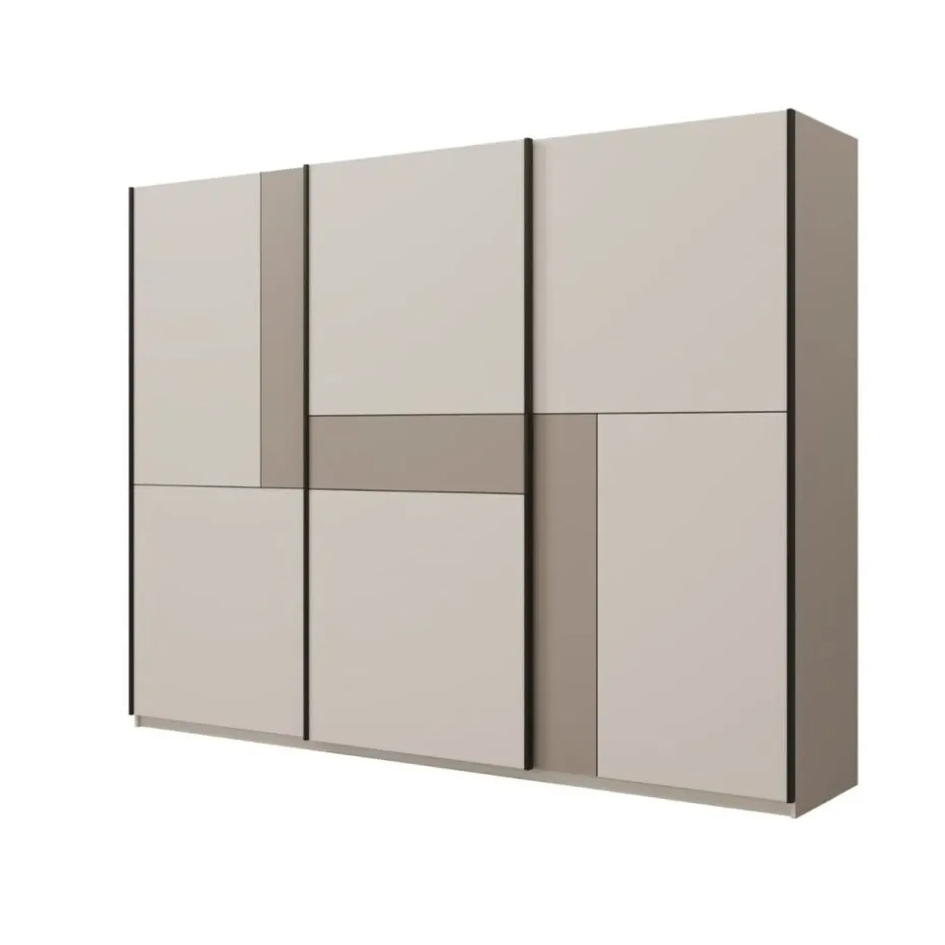 Garderob Cube 3 skjutdörrar