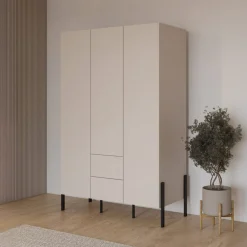 Garderob Jukon S 3 Dörrar med 2 Lådor