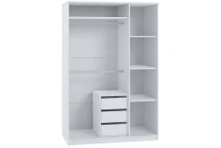 Garderob Julissa LED-belysning