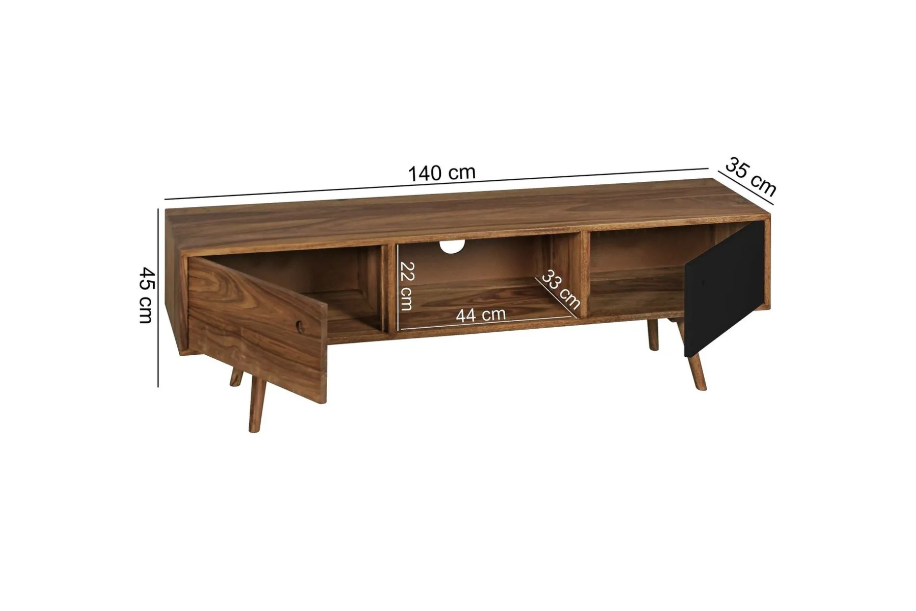 Gateau TV-Bänk 140 cm