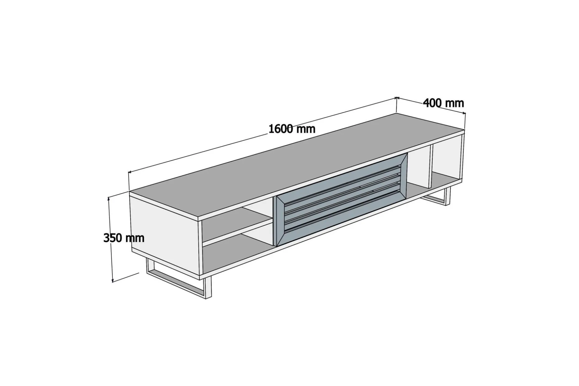 Gersby TV-Bänk 160 cm
