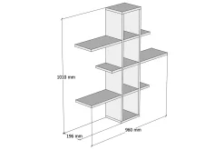 Gersby Vägghylla 101 cm