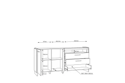 Gevgelija Sideboard 41x187 cm