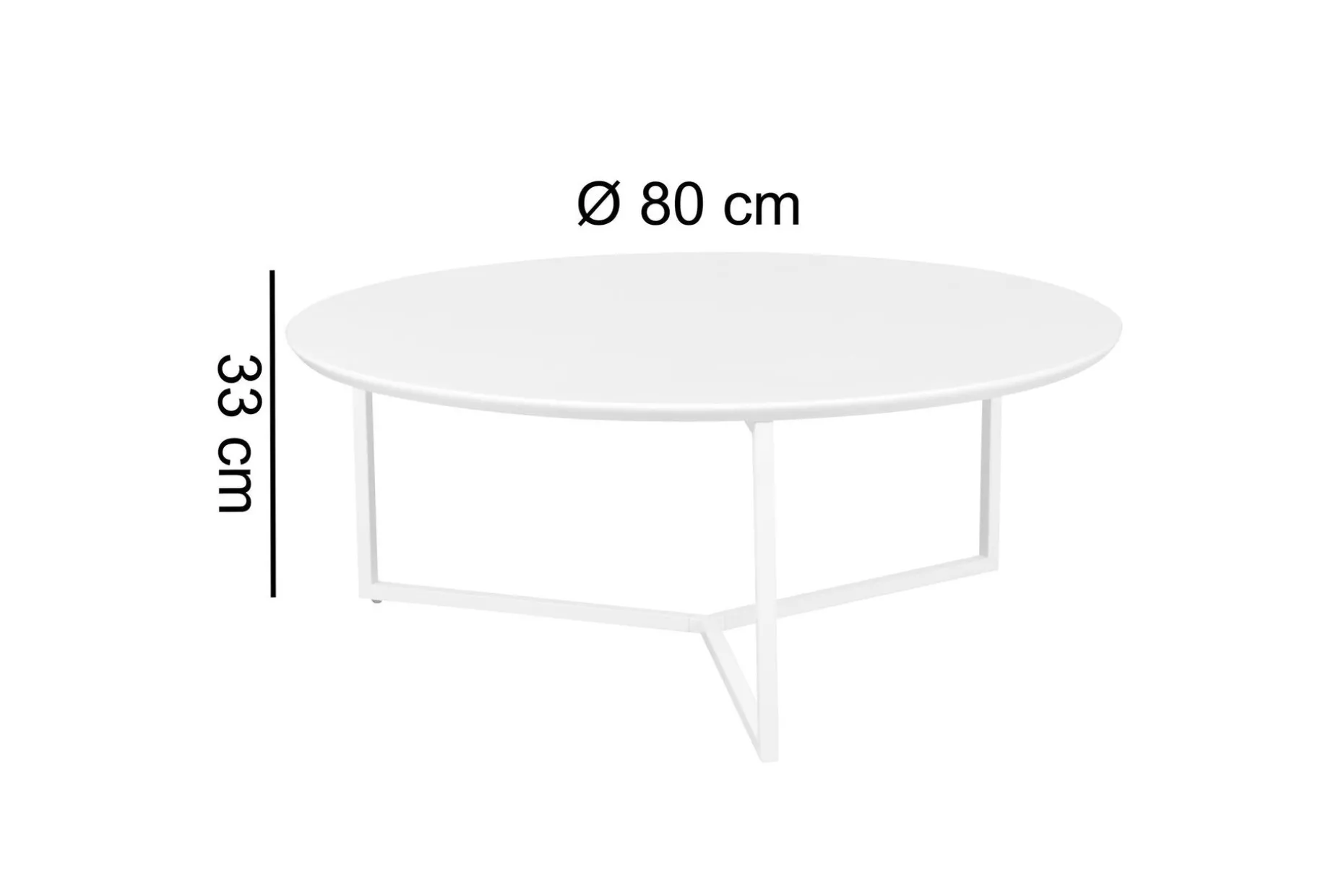 Giamanco Soffbord 80 cm Runt