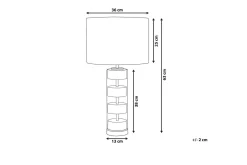 Giannutri Bordslampa 65 cm E27