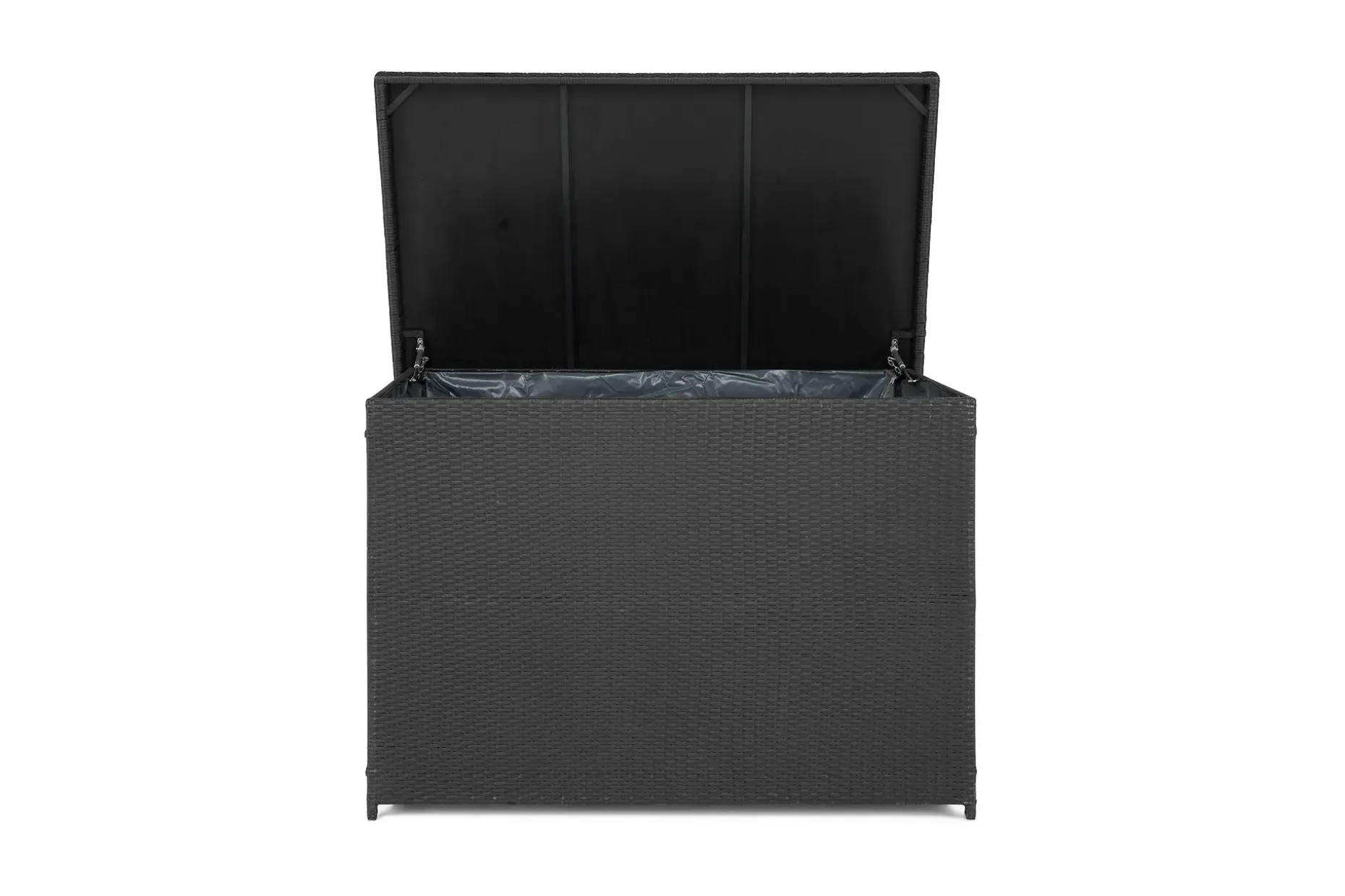 Gigant vattentät dynbox XL utomhus - Dynlåda i konstrotting (B150xD90xH101 cm)