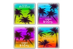 Glasunderlägg 4-pack