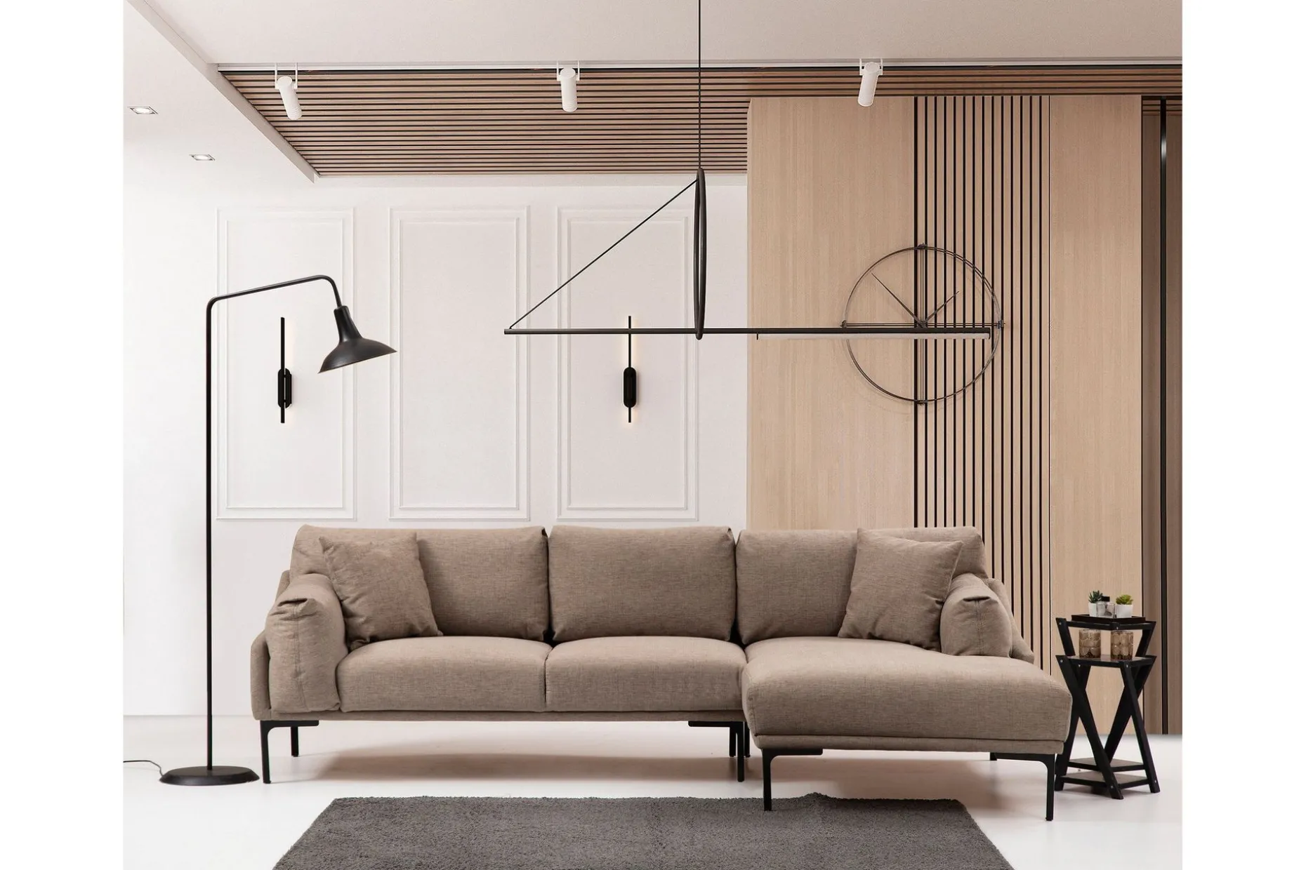 Glenure Soffa m. Divan 4-sits