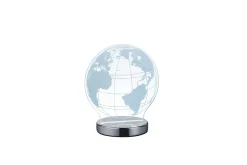 Globe LED bordslampa krom