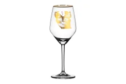 Golden Butterfly Vitvinsglas 22 cm