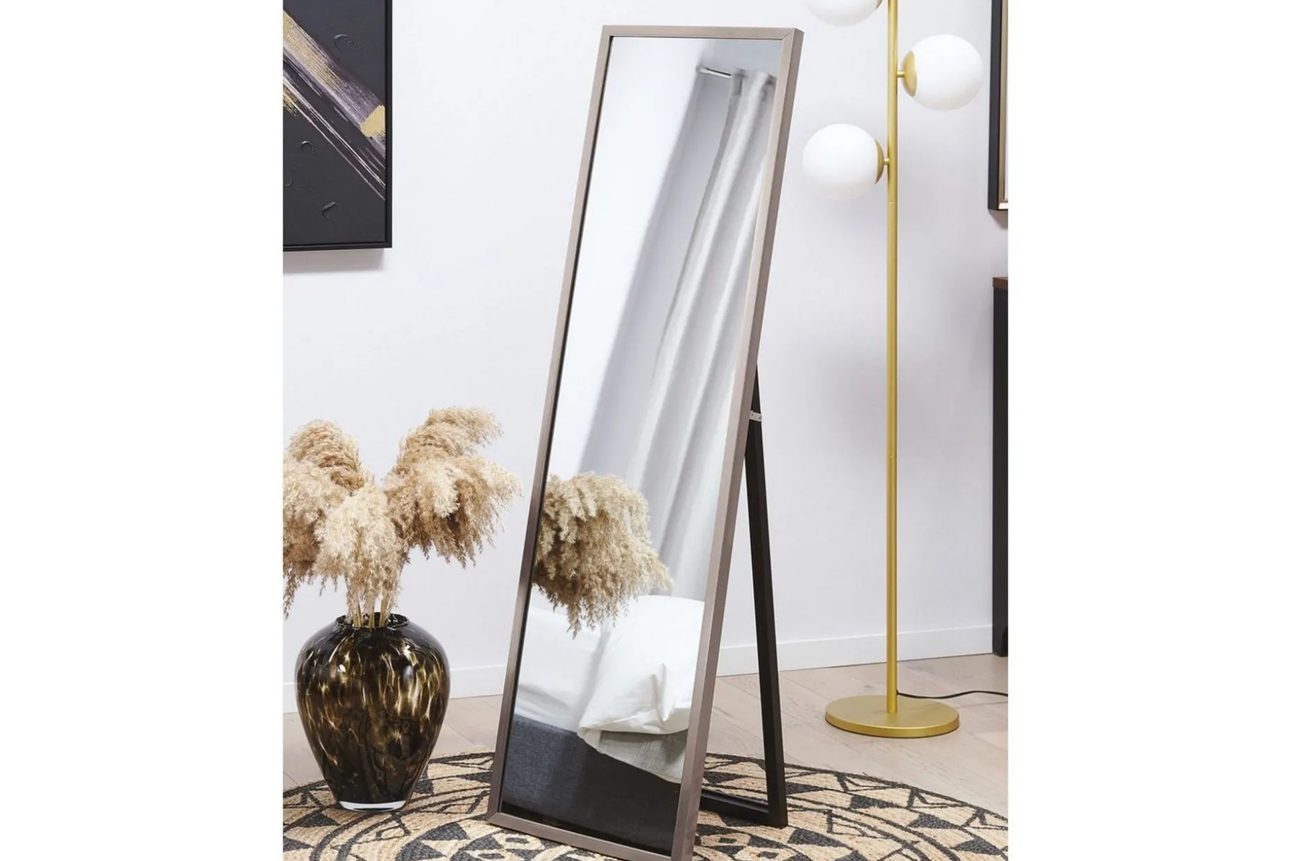 Golvspegel Torcy Silver
