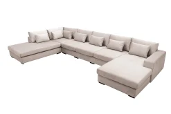 Grande 6-sits U-Soffa med Divan Höger