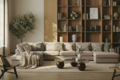 Grande 6-sits U-Soffa med Divan Höger