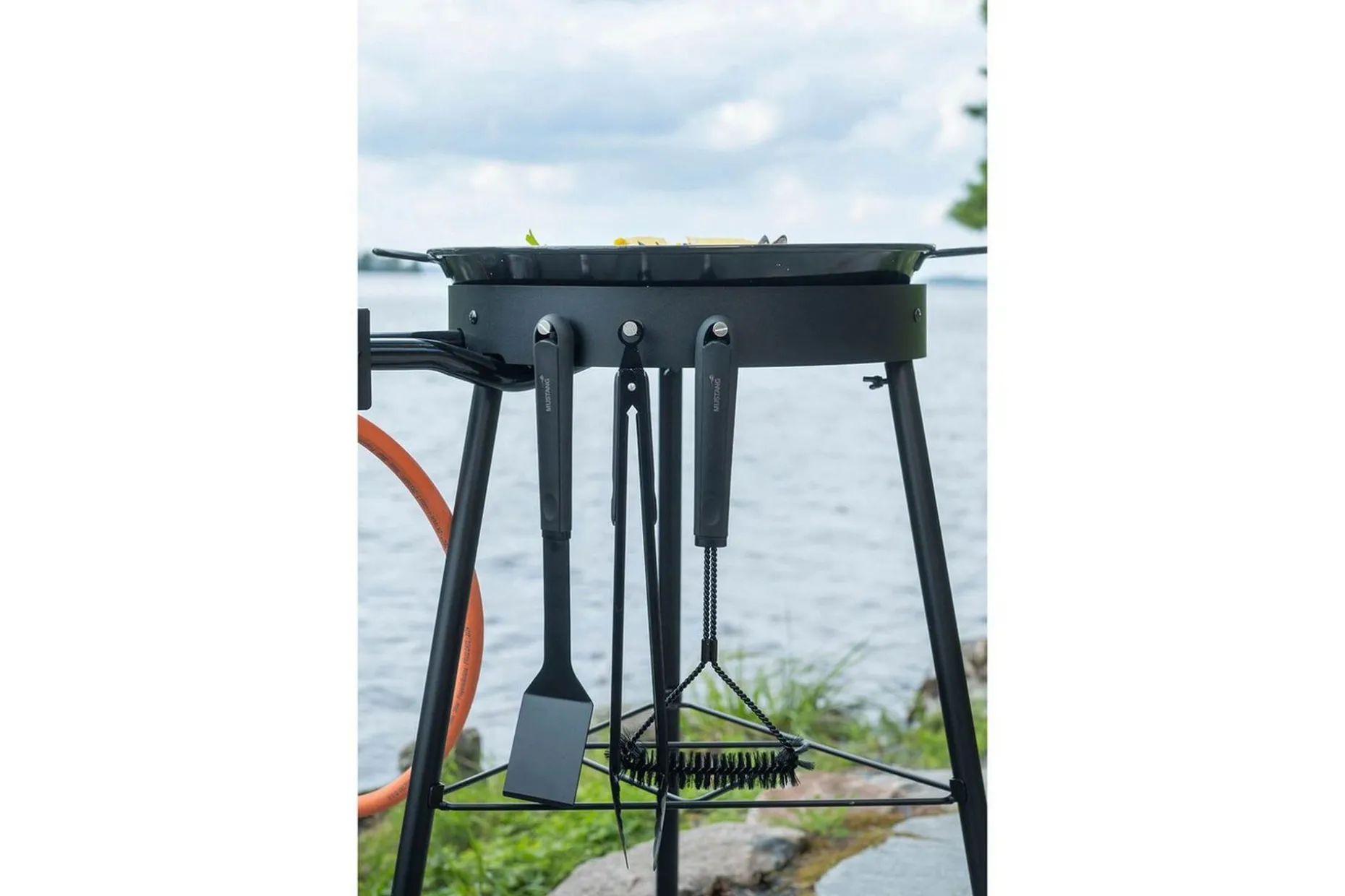 Grillverktygsset Mustang Black Line 3 Delar