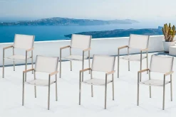 Grosseto Trädgårdsstol 6 St 58 cm