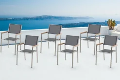 Grosseto Trädgårdsstol 6 St 58 cm