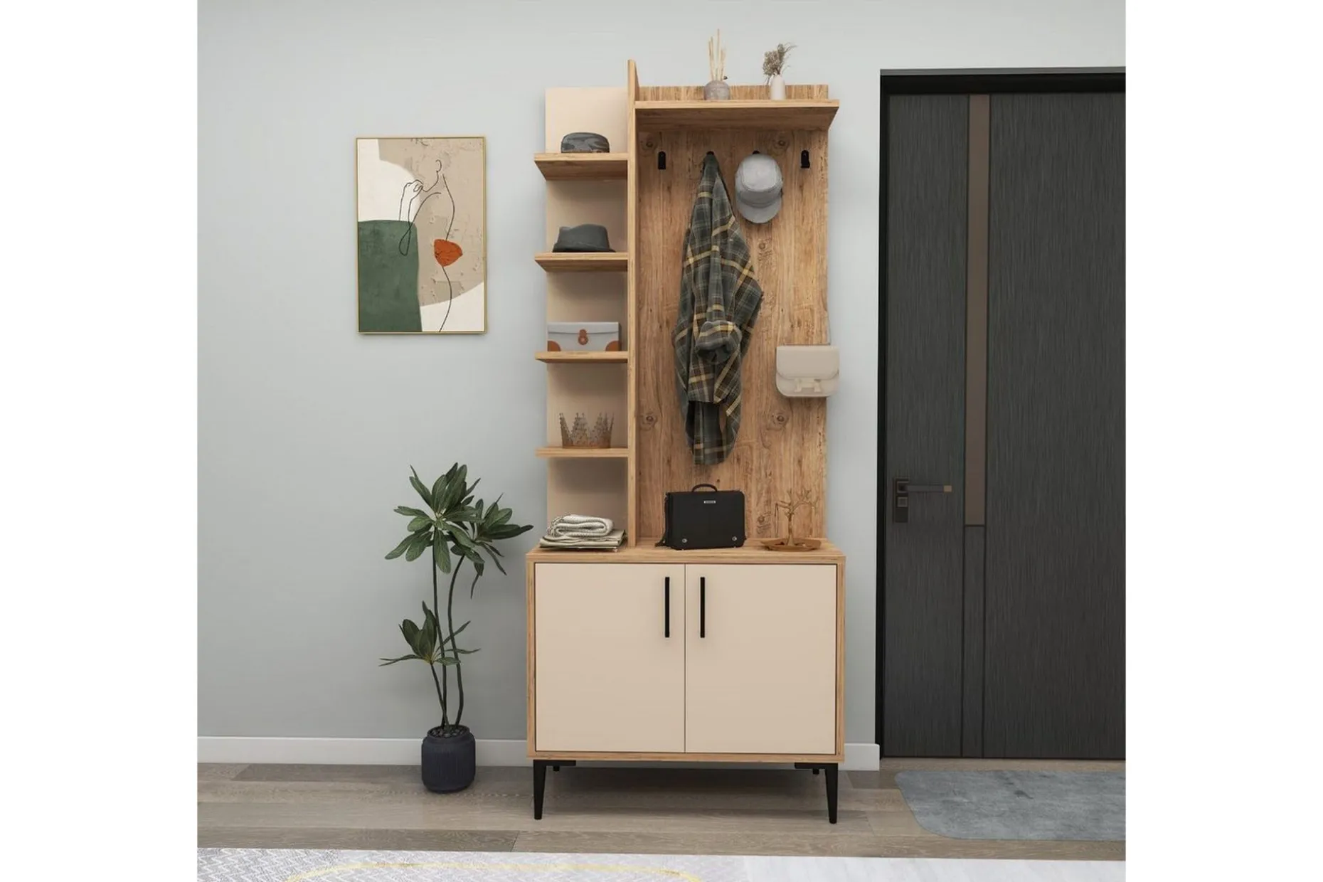 Hallmöbel Windholm Atlantisk Tall / Beige