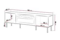 Hammarstrand Tv-bänk 181 cm