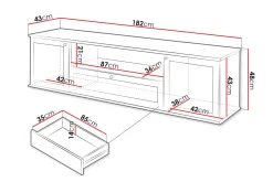 Hammerdal Tv-bänk 182 cm