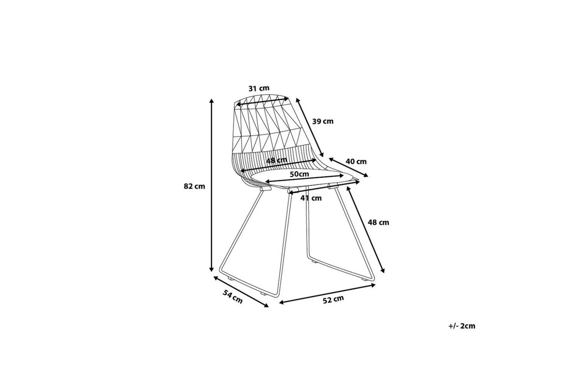 Harlan Stol Set Om 2 St