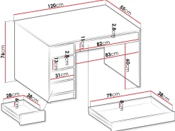 Harland Skrivbord 120 cm