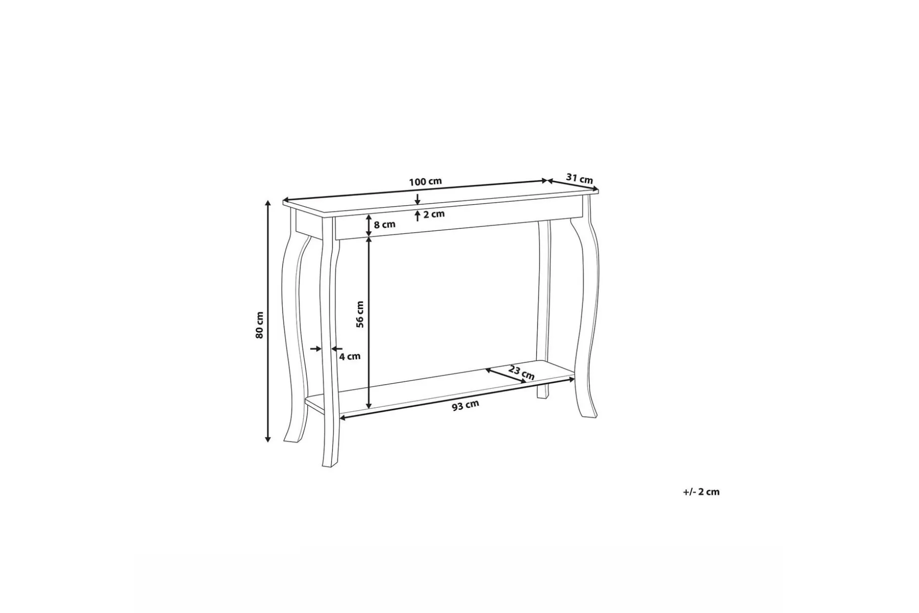 Hartford Konsolbord 100 cm