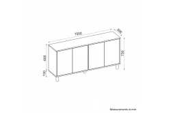 Hearst Konsollbord 150 cm