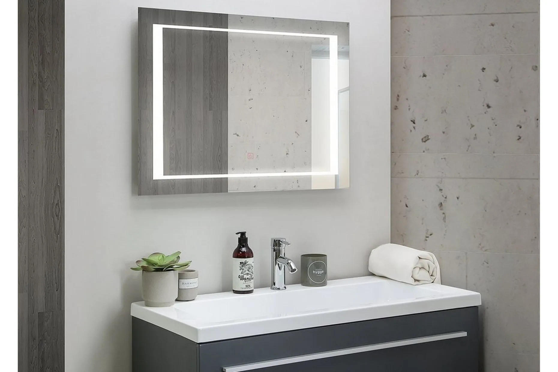 Heasandford Spegel LED 60x80 cm