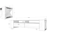 Hejde TV-Bänk 155 cm