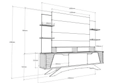 Hejde TV-Möbelset 149 cm