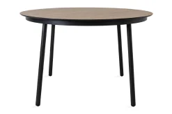 Helsinki Runt Matbord Utomhus 120 cm Aluminium Trä