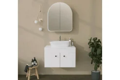 Heren Väggskåp med Spegel 45 cm