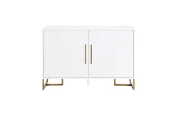 Herringbone Sideboard 122x48 cm Vit