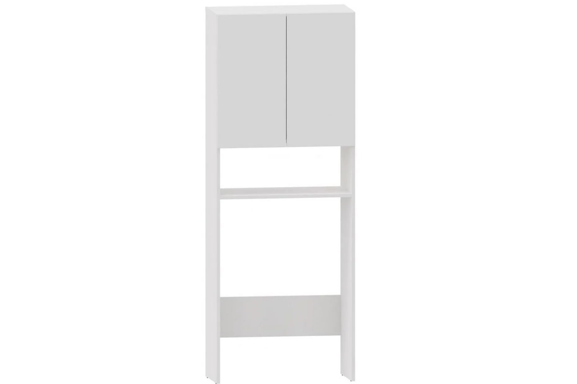 Högskåp till badrum Loft24 Wisla Högskåp till Badrum 180x68x37 cm Vit