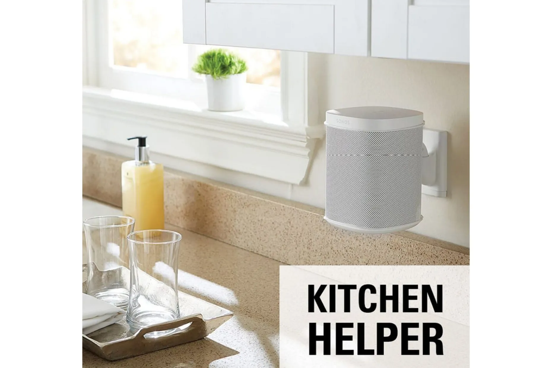 Högtalarfäste Sanus för Sonos One SL Play:1 och Play:3
