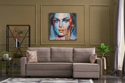 Highbank Bäddsoffa m. Divan 4-sits 200x150