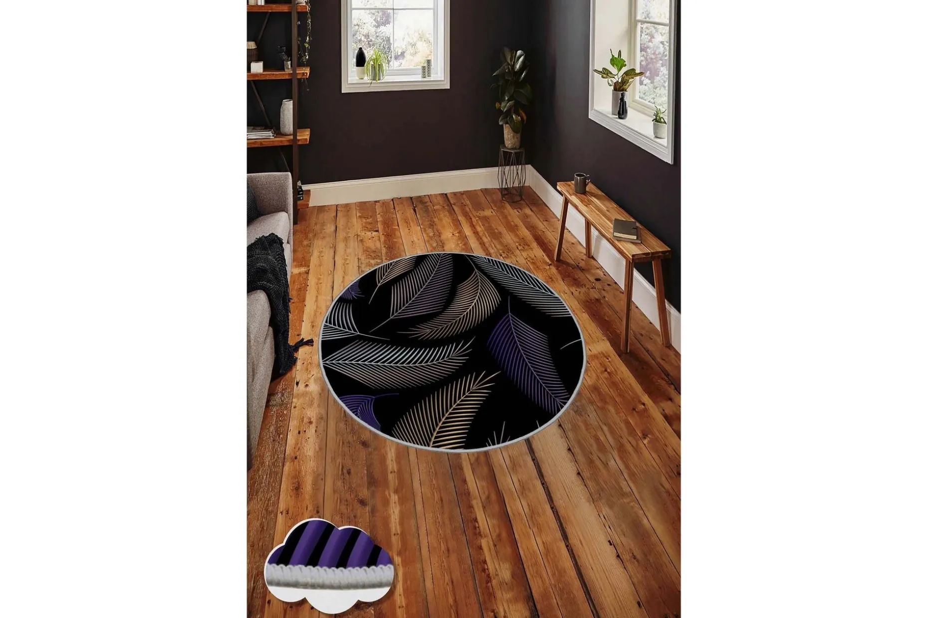 Homefesto Matta 60 cm Rund