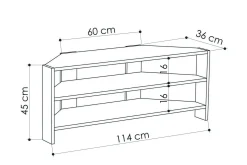 Homitis Tv-bänk 114 cm