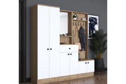 Hooda Hallmöbelset Brun/Vit