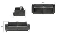 Hopland 4-sits Bäddsoffa